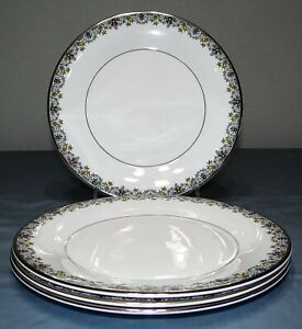 【送料無料】キッチン用品・食器・調理器具・陶器　ロイヤル・ドルトンフラワーレースディナープレートのセットSet of 4 Royal Doulton FLOWERLACE Dinner Plates 10 5/8