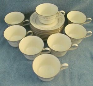 【送料無料】キッチン用品・食器・調理器具・陶器　カップソーサーノリタキヘザーパターン、ミント未使用8 Cups & Saucers - Noritake Heather Pattern, 7548 - Mint & Unused