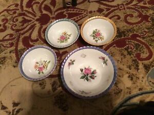 【送料無料】キッチン用品・食器・調理器具・陶器 ボウルセットオパールリム花Bowl Set, Opal Rim, Flowers