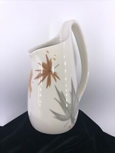 【送料無料】キッチン用品・食器・調理器具・陶器　ヴィンテージイロコイベンザイベル収穫時間ピッチャー秋葉ミッドセンチュリーモダンVintage Iroquois Ben Seibel Harvest Time Pitcher Fall Leaves Mid Century Modern