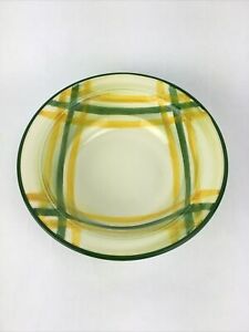 【送料無料】キッチン用品・食器・調理器具・陶器　ギンガムグリーンオーバル野菜ボウルバーノンウェアメトロックスGingham Green OVAL Vegetable Bowl 9 in VERNON WARE METLOX 1949-1958 14,186円