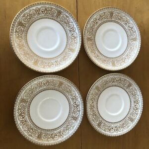 【送料無料】キッチン用品・食器・調理器具・陶器　ロイヤル・ドルトン・ソブリン・ソーサーイングランドセット・オブ・フォーRoyal Doulton Sovereign Saucer ENGLAND H.4973 Set Of Four