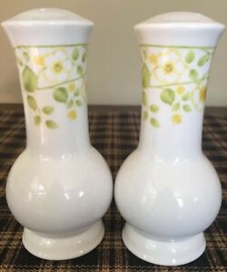 【送料無料】キッチン用品・食器・調理器具・陶器　ノリタキパークサイド塩コショウセット。優れた条件Noritake Parkside Salt And Pepper Set. Excellent Condition