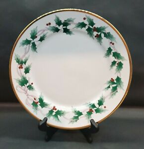 【送料無料】キッチン用品・食器・調理器具・陶器　ミカサクリスマスホリーディナープレートMikasa CHRISTMAS HOLLY Dinner Plate