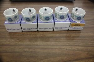 【送料無料】キッチン用品・食器・調理器具・陶器　ウェドグウッドクレメンタインナプキンリングのセット、ボックス送料無料Set of 5 WEDGWOOD Clementine NAPKIN RINGS, BOXES - Free Shipping