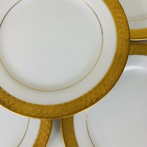 【送料無料】キッチン用品・食器・調理器具・陶器　三笠リージェントゴールド包まれたデザートパンプレートファインチャイナSet of 5 Mikasa Regent Gold Encrusted Dessert Bread Plates 6.5 Fine China