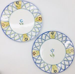 高速配送 楽天市場 送料無料 キッチン用品 食器 調理器具 陶器 カレカディナープレートイタリアで手描きcaleca Greca 11 Dinner Plates Hand Painted In Italy Vgc No Chips Hokushin 訳ありセール格安 Creperiadabila Com Br