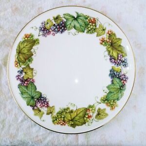 【送料無料】キッチン用品・食器・調理器具・陶器　ロイヤルウスターラウンドプラッターヴァイン収穫細かい骨中国はイギリスで作られましたRoyal Worcester Round Platter Vine Harvest Fine Bone China Made in England