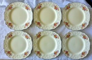 【送料無料】キッチン用品・食器・調理器具・陶器　ミオット・ソンカンパニーメイド・イン・イングランドエンツリープレートMYOTT SON & Co Ltd MADE IN ENGLAND 4249 ENTREE PLATE x 6 1930+