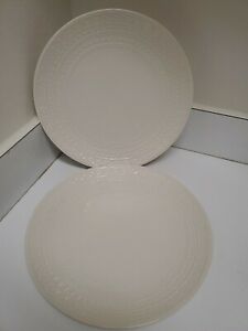 【送料無料】キッチン用品・食器・調理器具・陶器　クレートバレルオリビアバリースクライブディナープレートグレートブリテンセット。Crate & Barrel OLIVIA BARRY Scribe Dinner Plates Great Britain Set of 2.