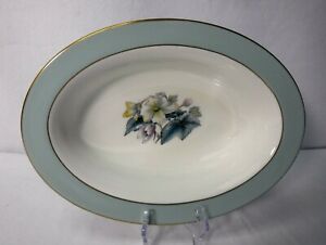 【送料無料】キッチン用品・食器・調理器具・陶器　ROYAL WORCESTER china WOODLAND pattern Oval Vegetable Serving Bowl - 10-3/4