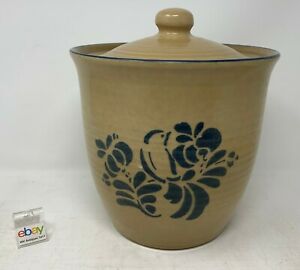 【送料無料】キッチン用品・食器・調理器具・陶器　プファルツグラフフォークアート小麦粉キャニスター、古城、クォートニースPfaltzgraff USA Folk Art Flour Canister, Old Castle # 506, 3 Quart - Nice!