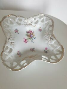 【送料無料】キッチン用品・食器・調理器具・陶器　ヴィンテージシレジアレアスクエアサービングボウルVintage Silesia Rare Square Serving Bowl