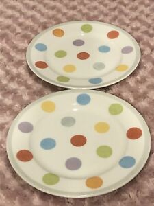 【送料無料】キッチン用品・食器・調理器具・陶器　ヴィルロイボッホボンジュールマルチカラーポルカドットサラダプレートVilleroy & Boch Bonjour Multicolor Polka Dots Salad Plate 8 2/8”