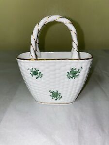 【送料無料】キッチン用品・食器・調理器具・陶器　ヘレンドチャイニーズブーケバスケットHerend Chinese Bouquet Basket