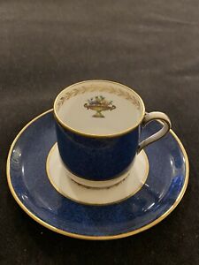【送料無料】キッチン用品・食器・調理器具・陶器　スポデニューヨークデミタッセカップソーサーコープランドイングランドコバルトゴールドSpode New YORK Demitasse Cup & Saucer/Copeland England cobalt &gold