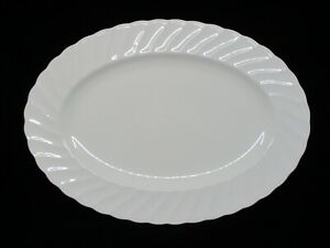 【送料無料】キッチン用品・食器・調理器具・陶器　ノリタク・ウィンザーホワイトプラッターNORITAKE WINDSOR WHITE PLATTER - 14 1/4 0310C