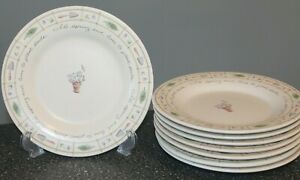 【送料無料】キッチン用品・食器・調理器具・陶器　プファルツグラフフラワーガーデンサラダプレートPfaltzgraff Flower Garden Salad Plates (4)