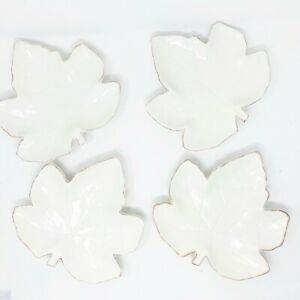 【送料無料】キッチン用品・食器・調理器具・陶器　ミカサ田舎の収穫葉プレートのセットMikasa Countryside Harvest leaf plates - Set of 4