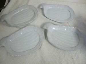 【送料無料】キッチン用品・食器・調理器具・陶器　ビーチシーシェルプレートクリスティーナ・ラダス・アンビアンスBY THE BEACH SEA SHELL PLATES (4) CHRISTINA LADAS AMBIANCE