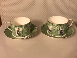 【送料無料】キッチン用品・食器・調理器具・陶器　つのウェドウッドミレニアムボーンチャイナカップとソーサーの多くは、イングランドを作りましたLOT OF TWO WEDGWOOD MILLENNIUM BONE CHINA CUPS AND SAUCERS MADE ENGLAND 1998