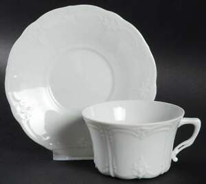 【送料無料】キッチン用品・食器・調理器具・陶器　ティルシェンロイト・バロネッセ・ホワイトカップソーサーTirschenreuth BARONESSE WHITE Cup & Saucer 6221040 15,185円
