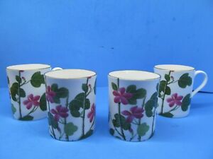 【送料無料】キッチン用品・食器・調理器具・陶器　スポデイングランド中国の花マローマグカップセットマグカップSpode England Chinese Flowers Mallow 3 5/8 Mug Set Of 4 Mugs EUC