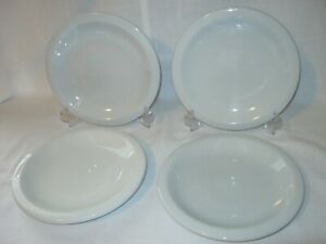 【送料無料】キッチン用品・食器・調理器具・陶器　ティーエンシャンサラダプレート重白カフェウェアのセットSet of 4 Heavy WHITE CAFE'WARE By Tienshan Salad Plates 7-5/8