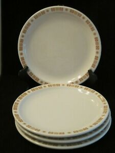 【送料無料】キッチン用品・食器・調理器具・陶器　バッファローチャイナゴールドアトミックスターオークブルックレストランウェアディナープレートBuffalo China Gold Atomic Star Oakbrooke Restaurant Ware S/4 Dinner Plates 9.｜hokushin