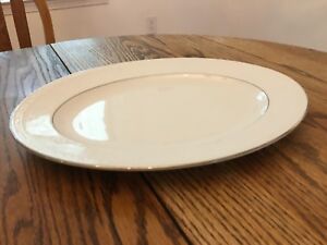 【貨物輸送無料】勝手もと装置・食器・膳立て物の具・瀬戸もの ノリタクホワイトクリフサービングプラッター、貨物輸送無料Noritake Whitecliff Serving Platter, Free Shipping