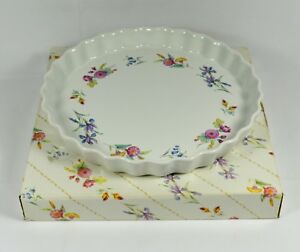 人気が高い 楽天市場 送料無料 キッチン用品 食器 調理器具 陶器 ボックスのブランド新しい三笠ブライウッドマキシマキッシュディッシュbrand New In Box Mikasa Brywood Maxima Caj04 10 Quiche Dish Hokushin 超美品 Micoresolutions Com