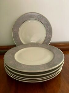 【貨物輸送無料】勝手もと装置・食器・膳立て物の具・瀬戸もの ヴィンテージパンバタープレートクイーンズレースローズパターンロイヤルジャクソン中国6 Vintage Bread \u0026amp; Butter Plates QUEENS LACE Roses Pattern ROYAL JACKSON CHINA