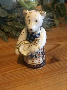 【送料無料】キッチン用品・食器・調理器具・陶器　ロイヤルクラウンダービーテディベアクックRoyal Crown Derby Teddy Bear Cook