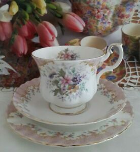 【送料無料】キッチン用品・食器・調理器具・陶器 ロイヤル・アルバート・トリオ「静けさ」ROYAL ALBERT TRIO SERENITY C1975/95