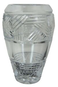 【送料無料】キッチン用品・食器・調理器具・陶器　ヴィルロイボッホアスペンカットクリスタルフラワーバッド花瓶幾何学模様Villeroy &amp; Boch Aspen Cut Crystal Flower Bud Vase Geometric Pattern 7｜hokushin