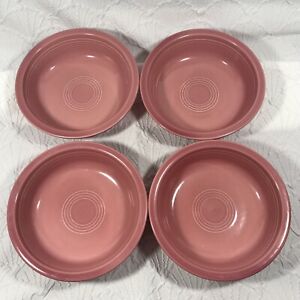 【送料無料】キッチン用品・食器・調理器具・陶器　フィエスタフィレスタウェアローズピンクスープサラダシリアルボウル引退色4 Fiesta Fiestaware Rose Pink 7&rdquo; Soup Salad Cereal Bowls Retired Color｜hokushin