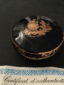 【送料無料】キッチン用品・食器・調理器具・陶器　ヴィンテージリモージュカステルゴールドトリンケットVintage Limoges Castel 22k Gold Trinket
