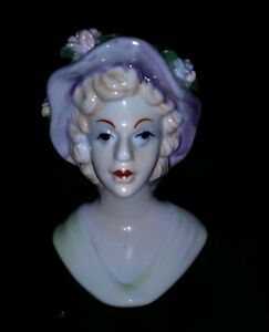 【送料無料】キッチン用品・食器・調理器具・陶器 ヴィンテージレディヘッド花瓶Vintage Lady Head Vase|hokushin