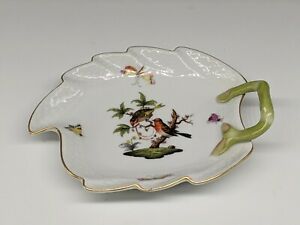 【送料無料】キッチン用品・食器・調理器具・陶器　ヘレンドリーフディッシュロスチャイルドHerend Leaf Dish Rothschild 5 3/4 21,158円
