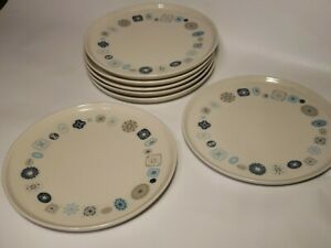 【送料無料】キッチン用品・食器・調理器具・陶器 フランシスカンデルマール小パンプレートミッドセンチュリー年代アメリカ原子力アトミックのロットLot of 7 FRANCISCAN Del Mar Small 6” Bread Plates Mid Century 50/60s USA Ato|hokushin