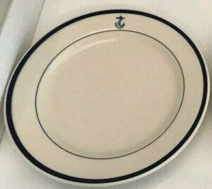 【送料無料】キッチン用品・食器・調理器具・陶器　ホーマーラフリンアメリカ海軍ファウルアンカーディナープレート優れたHomer Laughlin U.S Navy Fouled Anchor 10 Dinner Plate(s) Excellent!!! 22,350円