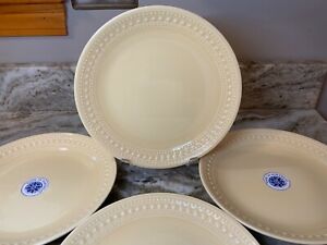 【送料無料】キッチン用品・食器・調理器具・陶器 Pale Yellow Hobnail Salad Plates Matceramica. Set Of 4. Made In Portugal. New.|hokushin