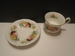 【貨物輸送無料】勝手もと設備・食器・膳立て手道具・瀬戸もの 統治女王茶カップソーサーイングランドカーネーション陛下への仰せ付けるによるパラゴンParagon By Appointment to Her Majesty the Queen Tea Cup Saucer England Carnation