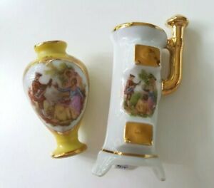 【送料無料】キッチン用品・食器・調理器具・陶器　リモージュミニチュア花瓶とストーブLimoges Miniatures vase & stove 21,754円