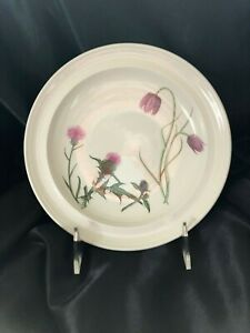 【送料無料】キッチン用品・食器・調理器具・陶器　ポートメイリオン女王の隠された庭ピンクの花サラダプレートインチPORTMEIRION THE QUEEN'S HIDDEN GARDEN PINK FLOWERS SALAD PLATE - 7.5 INCHES｜hokushin