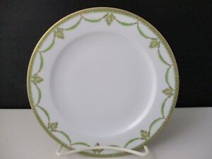 【送料無料】キッチン用品・食器・調理器具・陶器　デショウリ・スライグリーンパンバタープレートDESHOULIERES SULLY GREEN BREAD & BUTTER PLATE 6 1/8 -1406C