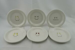 【送料無料】キッチン用品・食器・調理器具・陶器　ウィリアムズ・ソノマはのユニークなパターンセットでプレートを応援Williams Sonoma Cheers Plates with 6 Unique Patterns Set of 6