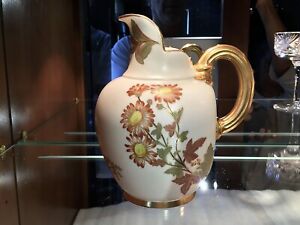 【送料無料】キッチン用品・食器・調理器具・陶器　ロイヤルウスター美学時代手描きギルトピッチャーRoyal Worcester Aesthetic Period 6.25 Handpainted & Gilt Pitcher #1094 c.1889 21,456円