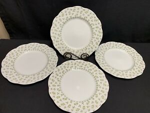 【送料無料】キッチン用品・食器・調理器具・陶器　イングリッシュ・スタッフォードシャー「フォーゲット・ミー・ム・ミー」セット・オブ・ディナープレートEnglish Staffordshire FORGET ME NOT J G MEAKIN ~ Set of 4 ~ Dinner Plate