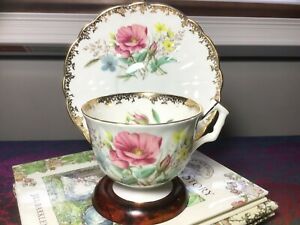 【送料無料】キッチン用品・食器・調理器具・陶器 ヴィンテージ年エイズリーイングリッシュボーンチャイナクロッカスカップティーデュオVintage 1939 Aynsley English Bone China Crocus Cup Tea Duo|hokushin